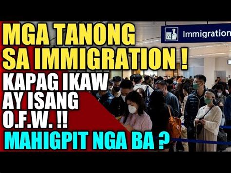 Posibleng tanong sa immigration papuntang south korea